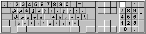 Arabic keyboard diagram - coming soon